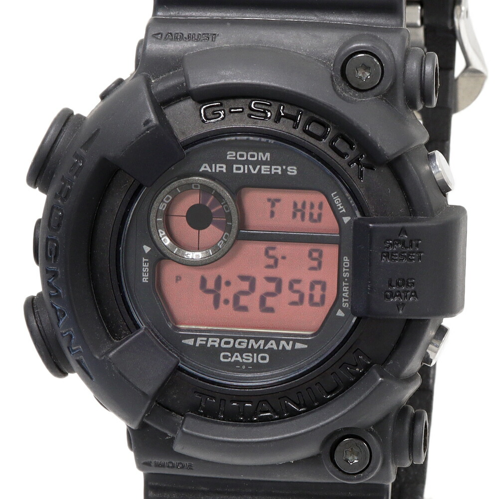 楽天市場】カシオ G-SHOCK(Gショック) フロッグマン リアルブラック DW