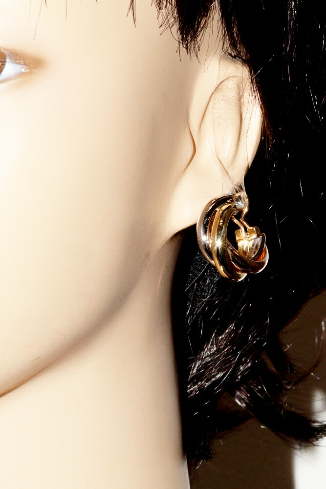 楽天市場】カルティエ ピアス K18YG K18WG K18PG トリニティピアス LM