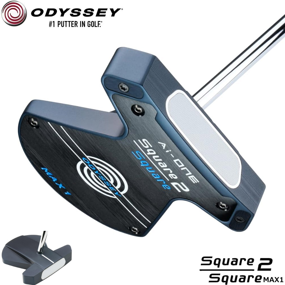 楽天市場】ODYSSEY Ai-ONE Square 2 Square MAX1 パター オデッセイ