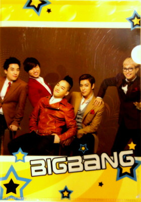 BIGBANG クリアファイル ＆ポラロイド4枚セット T.O.P BIGBANG クリア