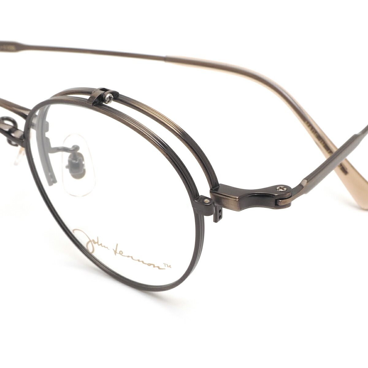 楽天市場】ジョンレノン JL-1106 2 47 メガネ John Lennon 跳ね上げ式