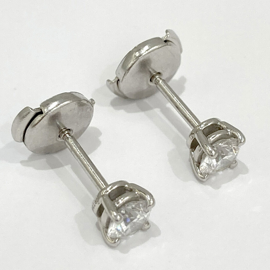 楽天市場】Tiffany&Co. ソリティア ダイヤモンド スタッド ピアス