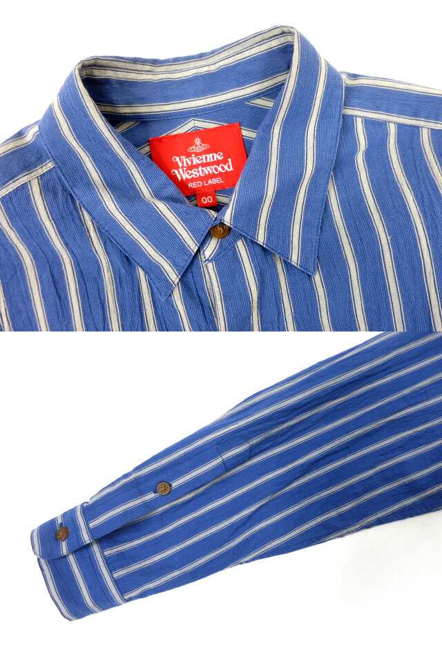 楽天市場】【中古】Vivienne Westwood RED LABEL / ストライプ柄シャツ