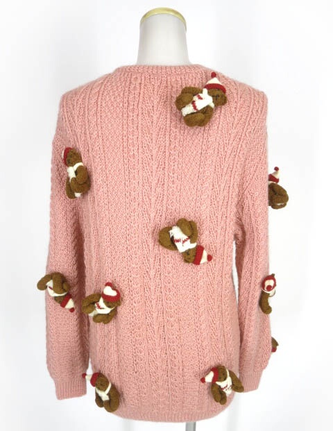 楽天市場】【中古】 PINK HOUSE / クマ ぬいぐるみモチーフ付きニット