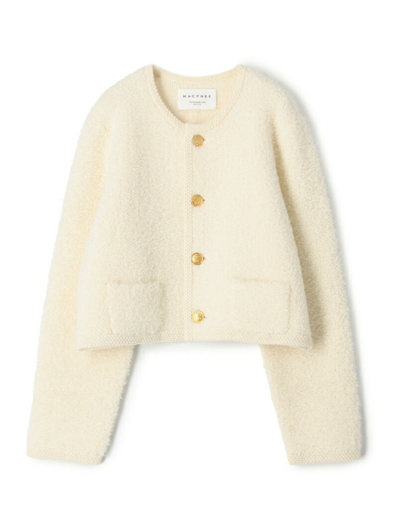 楽天市場】【SALE／40%OFF】ムートン クルーネックカーディガン