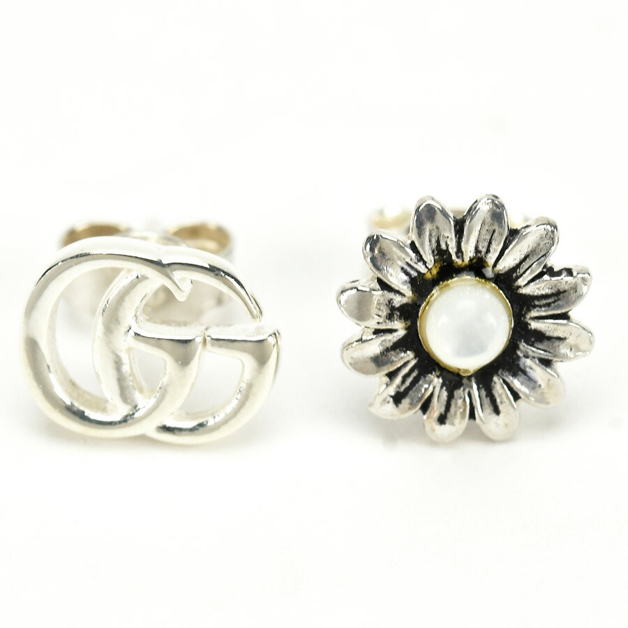 GUCCI ダブルGフラワー SV925 ピアスセット グッチ GUCCI ダブルG