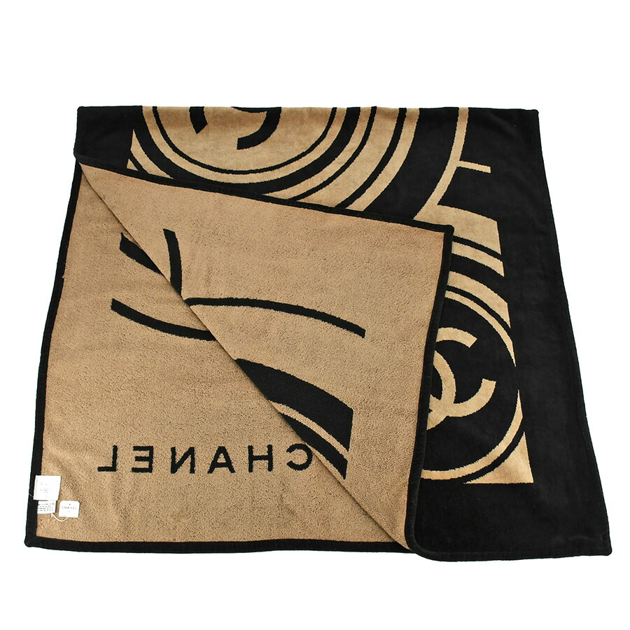 楽天市場】シャネル CHANEL ブランケット ビーチタオル 大判 ココ