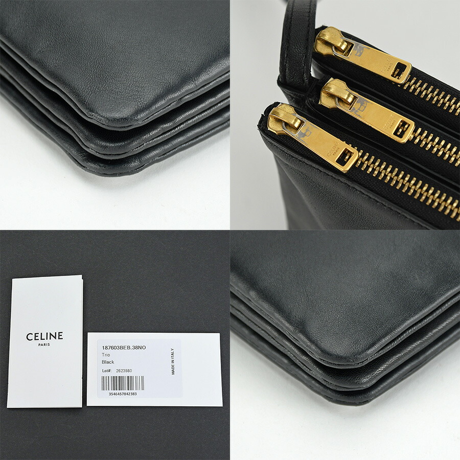 楽天市場】セリーヌ CELINE トリオ スモール TRIO ショルダーバッグ