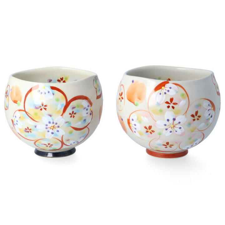 楽天市場】九谷焼 いっぷく碗 花想い （紺・赤）/虚空蔵窯 【選べる