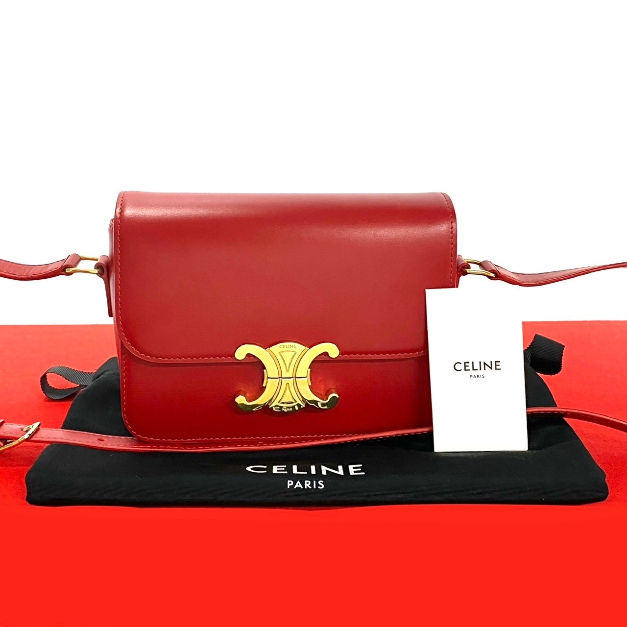 楽天市場】赤 レッド（ブランドセリーヌ）（レディースバッグ｜バッグ