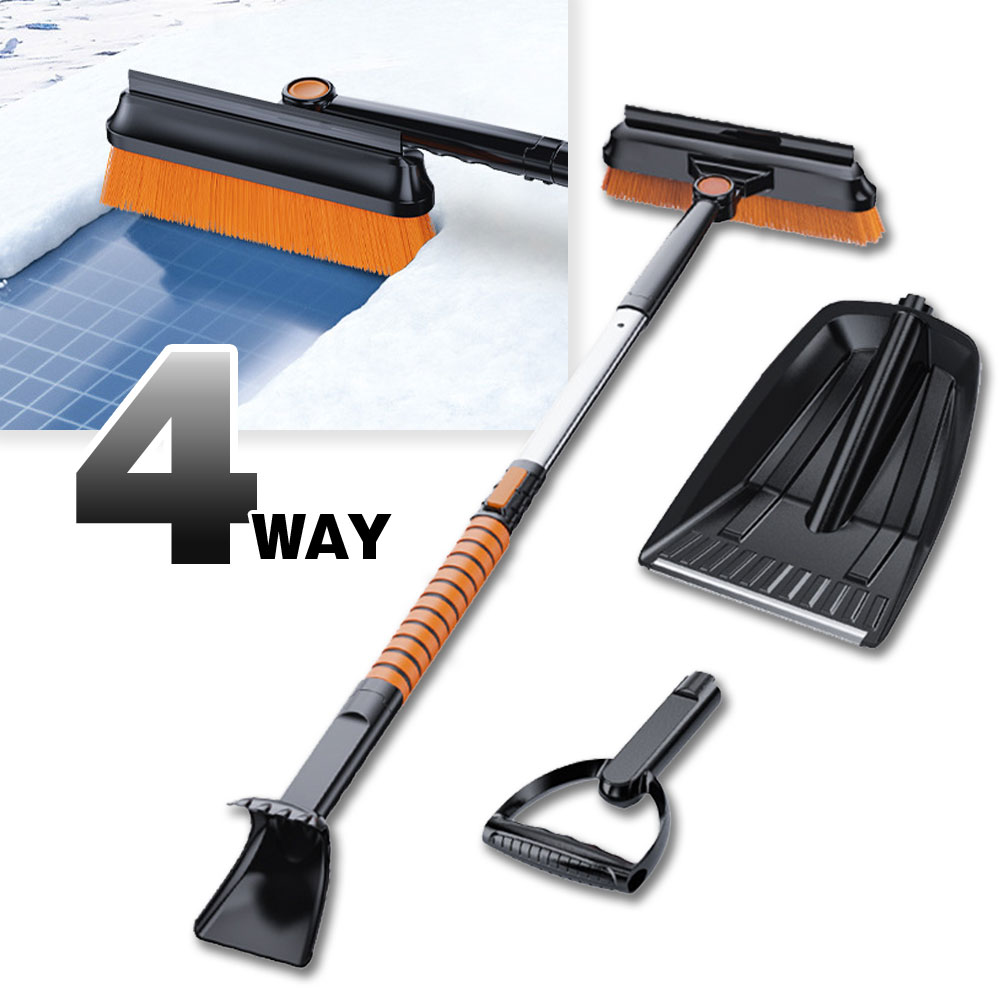 楽天市場】スノーブラシ 傷つかない 車用 雪かき ブラシ スノー