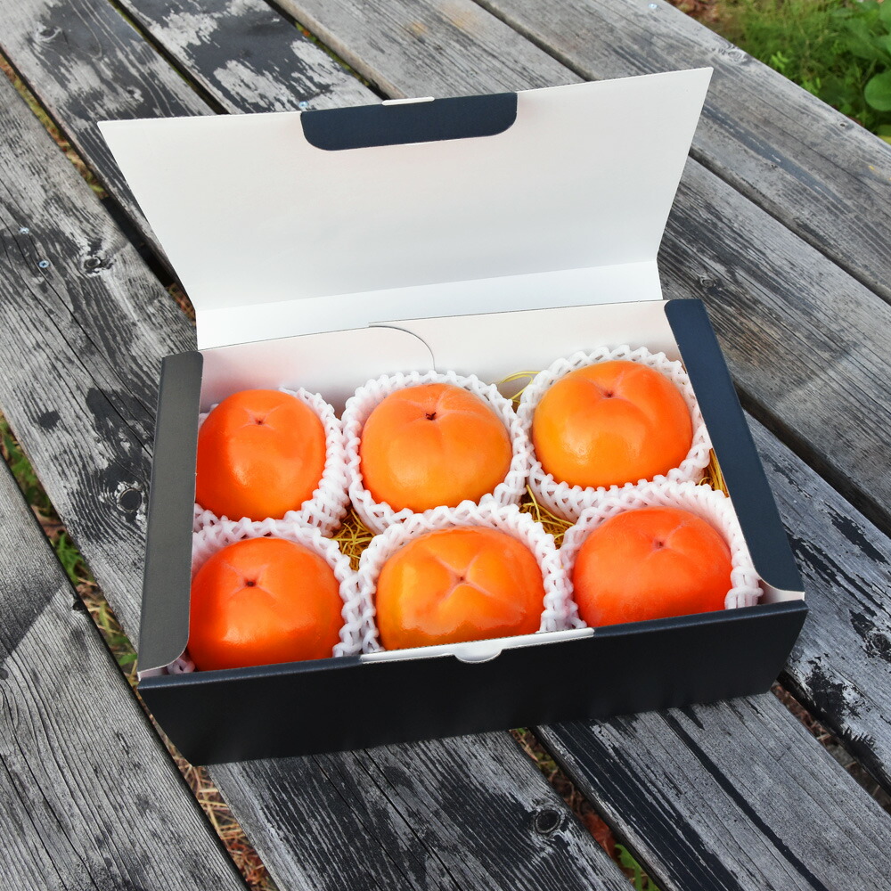 楽天市場】繋ぐ 会津みしらず柿1.8kg6個入り（ギフトボックス入り