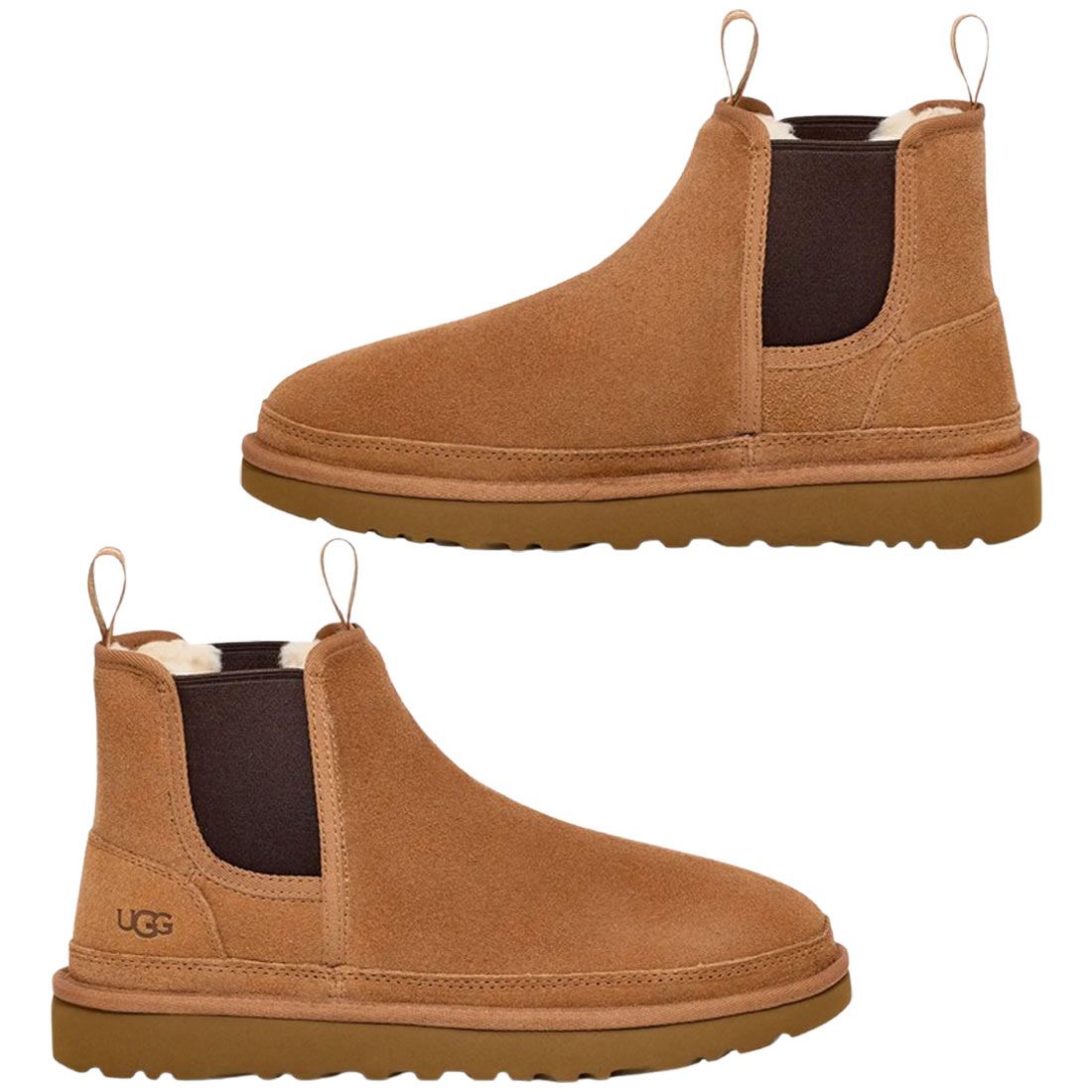 楽天市場】UGG(アグ)メンズ ニューメル チェルシー ムートン ブーツ