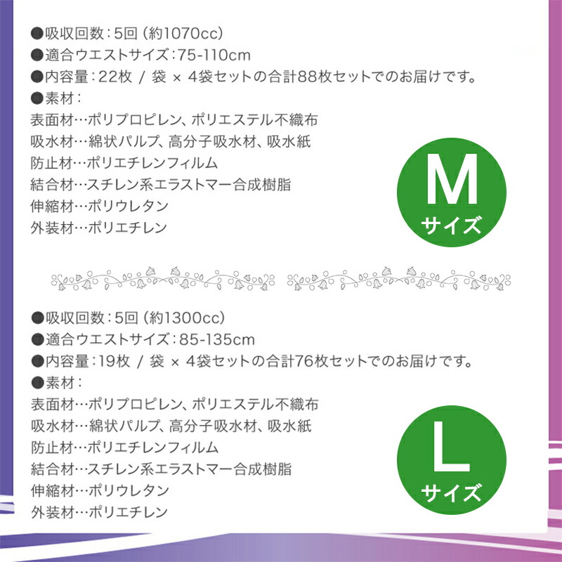 楽天市場】のびるぴたり テープ式 介護オムツS5回分（24枚）x4袋箱販売