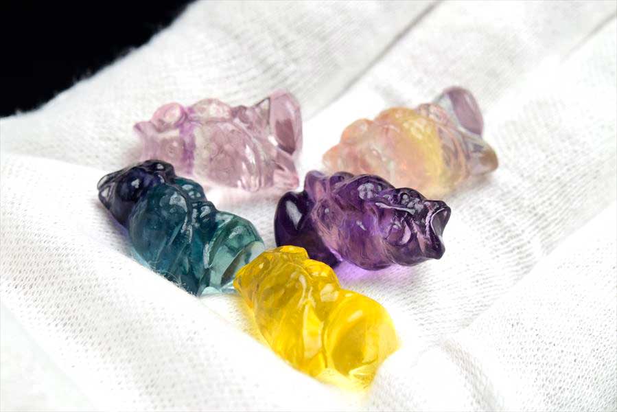 楽天市場】フローライト 蛍石 フクロウ 置物ミニチュアサイズ【販売