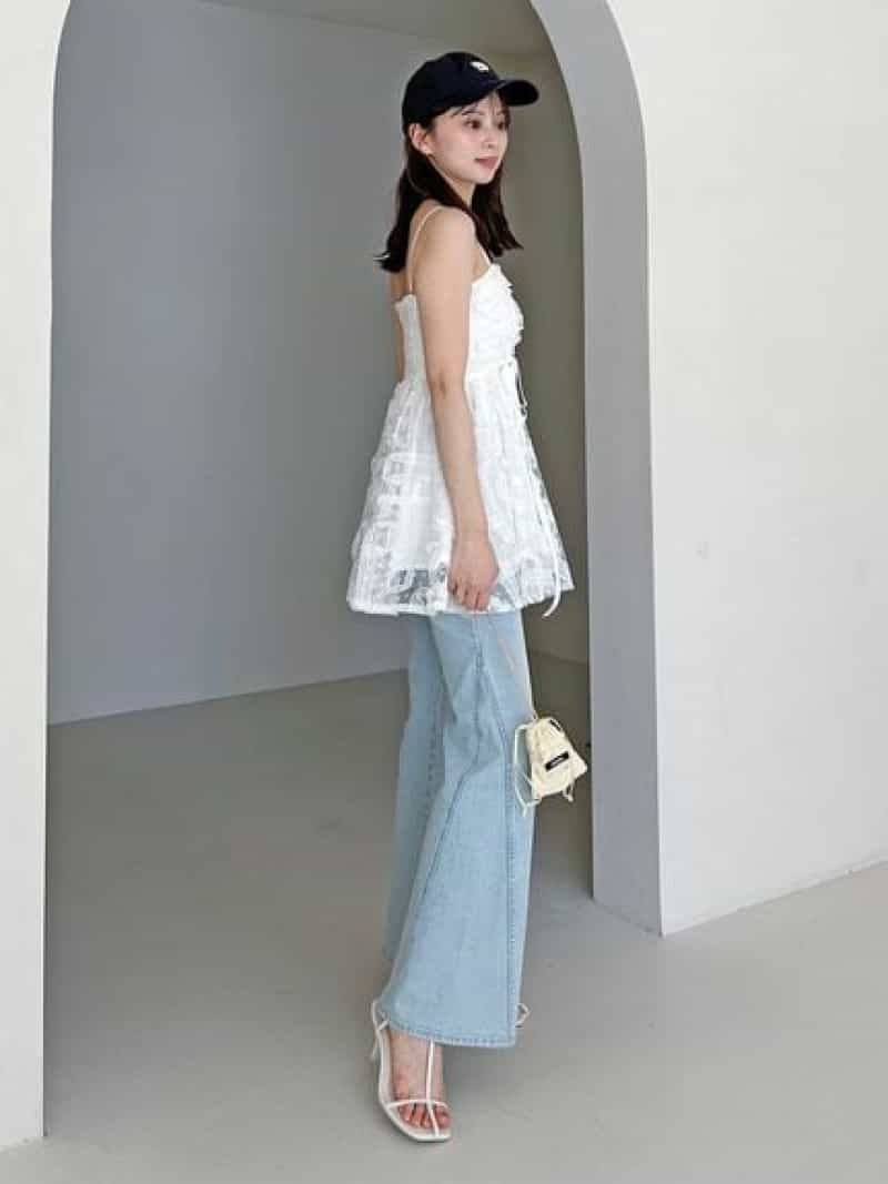 楽天市場】【SALE／50%OFF】チュールペプラムブラウス SNIDEL