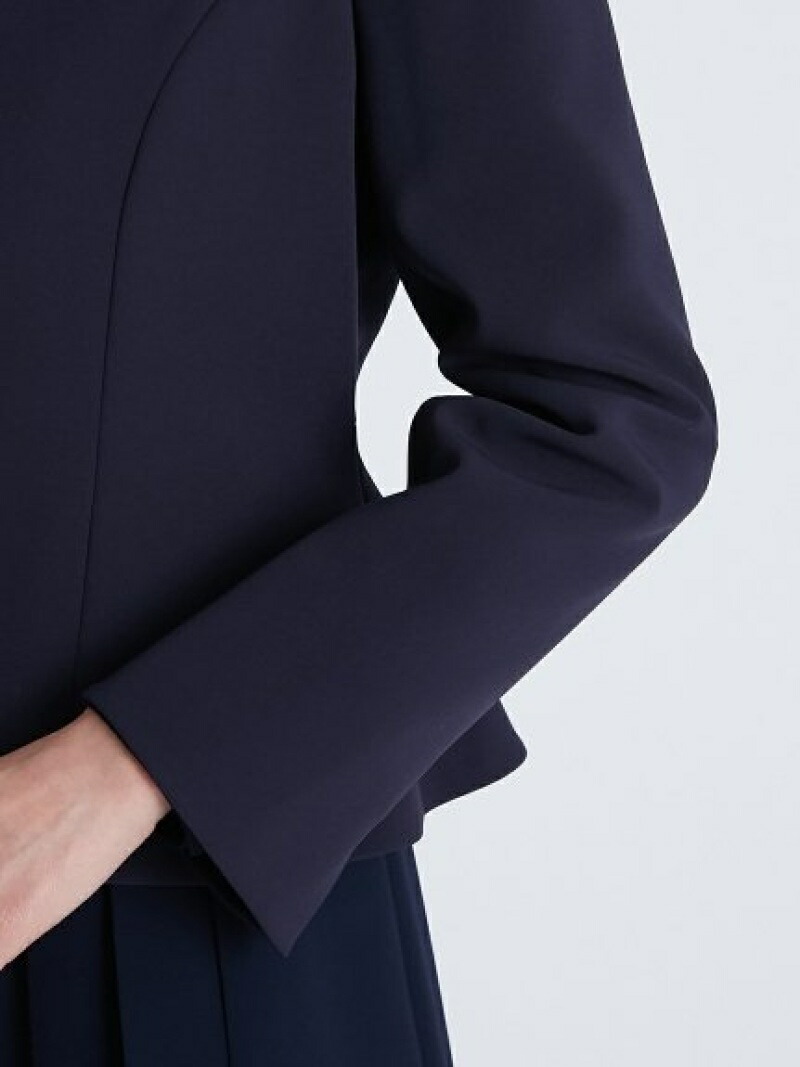 楽天市場】【SALE／50%OFF】ノーカラーペプラムジャケット CELFORD