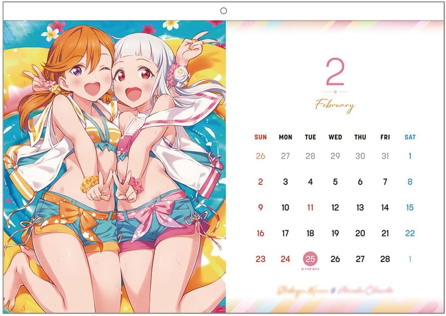 楽天市場】ラブライブ!スーパースター!! カレンダー 2025 : バリュー