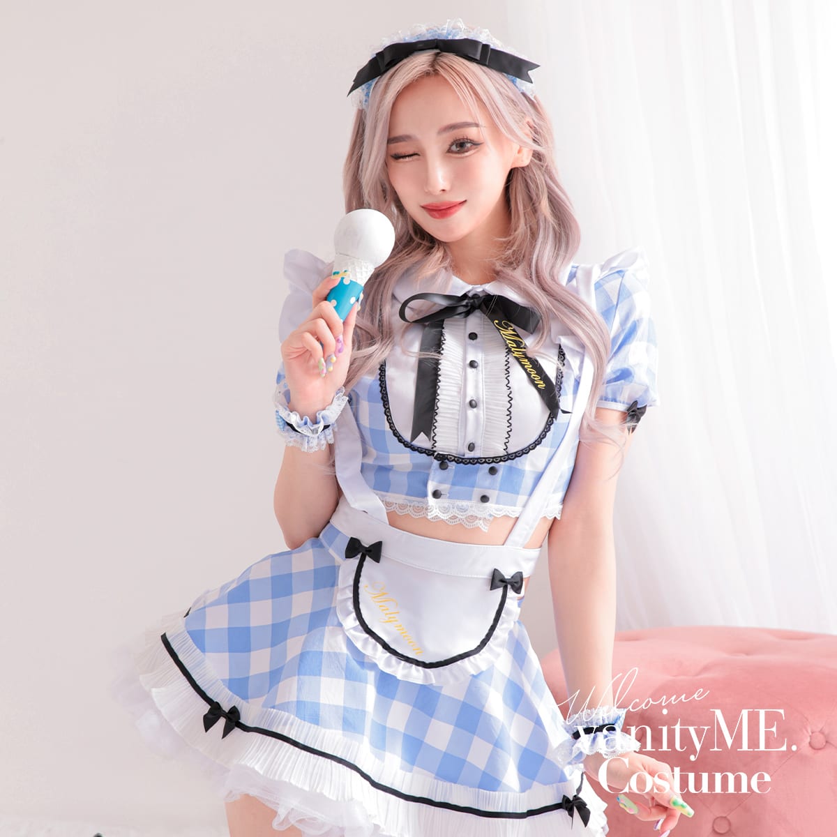 楽天市場】[正規品] メイド コスプレ メイドコスプレ ギンガムチェック