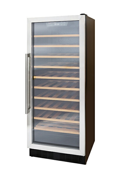 楽天市場】○ ワインセラー 52本用(木製棚10枚) ガラス扉 SC-52(SC52