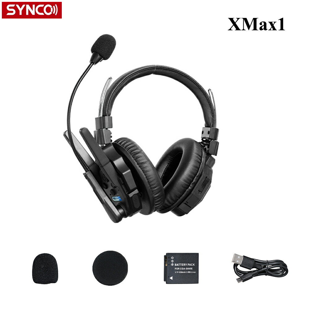 楽天市場】SYNCO Xtalk XMax5 XMax2 XMax1 ワイヤレスインカムヘッド