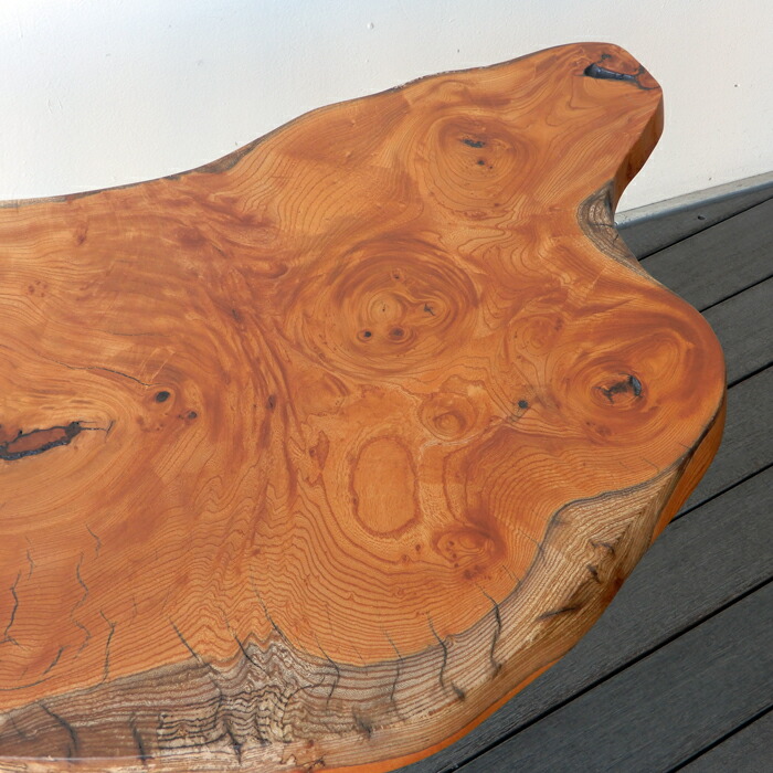 楽天市場】サイドテーブル コーヒーテーブル 一枚板 輪切り 欅 けやき