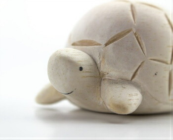 楽天市場】木彫りの置物 天然木 木彫り 置物 アニマル かわいい カメ