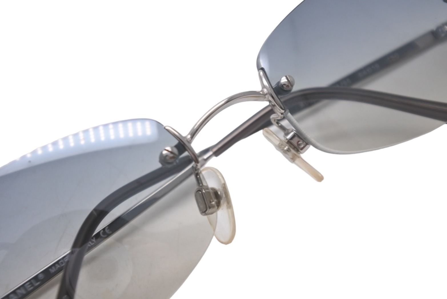 楽天市場】極美品 CHANEL シャネル リムレスサングラス ココマーク