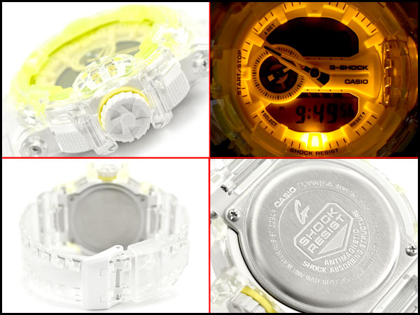 楽天市場】G-SHOCK Gショック 限定モデル クリアスケルトン 逆輸入海外