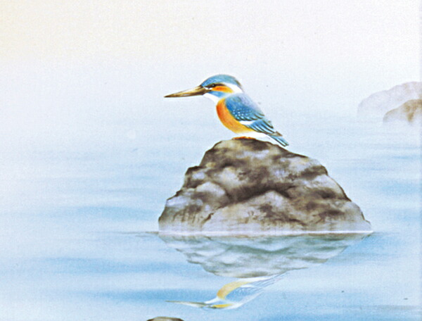 楽天市場】掛け軸 掛軸（かけじく） 楓に川蝉 （吉田 豊青）全国送料