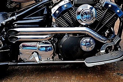 楽天市場】部品屋K&W ショットガンマフラー ドラッグスター400