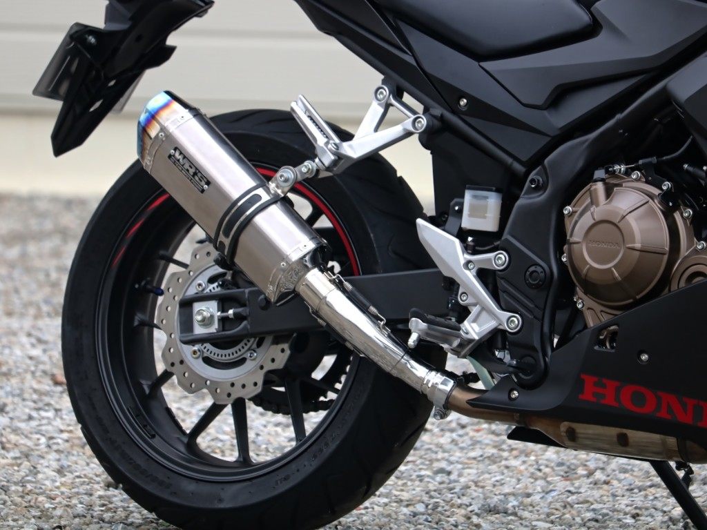 楽天市場】WR'S ダブルアールズ SS-OVAL スリップオンマフラー CBR400R