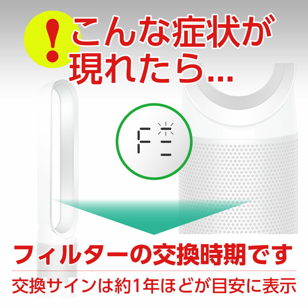 楽天市場】ダイソン用 対応 フィルター 空気清浄機 (HP00,HP01,HP02