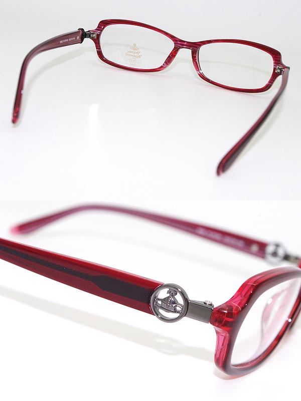 楽天市場】メガネフレーム Vivienne Westwood レッド×レッドストライプ