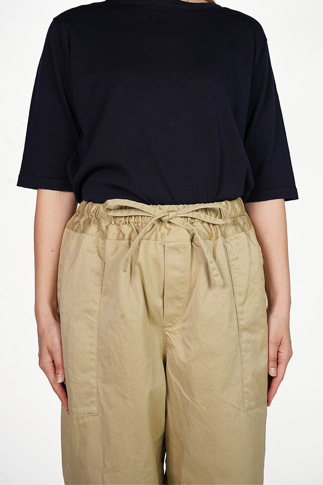 楽天市場】homspun ホームスパン 高密度 ウェポン ひもワイドパンツ