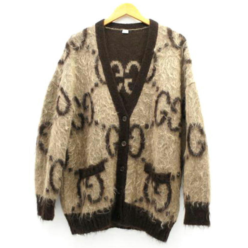 楽天市場】GUCCI グッチ/リバーシブルGGモヘアウールカーディガン・BE