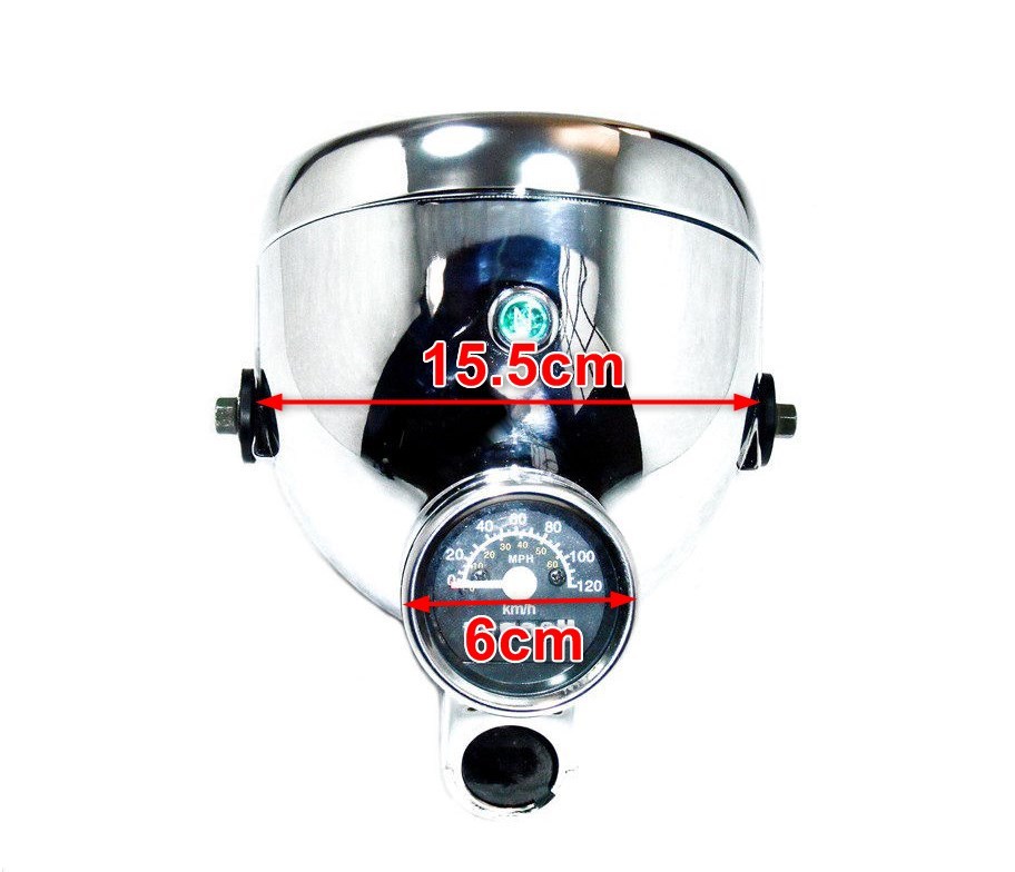 楽天市場】ヘッドライト 120km メーター イグニッションキー セット