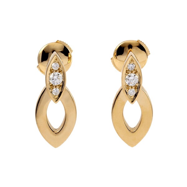 楽天市場】カルティエ ディアデア K18イエローゴールド ピアス 中古