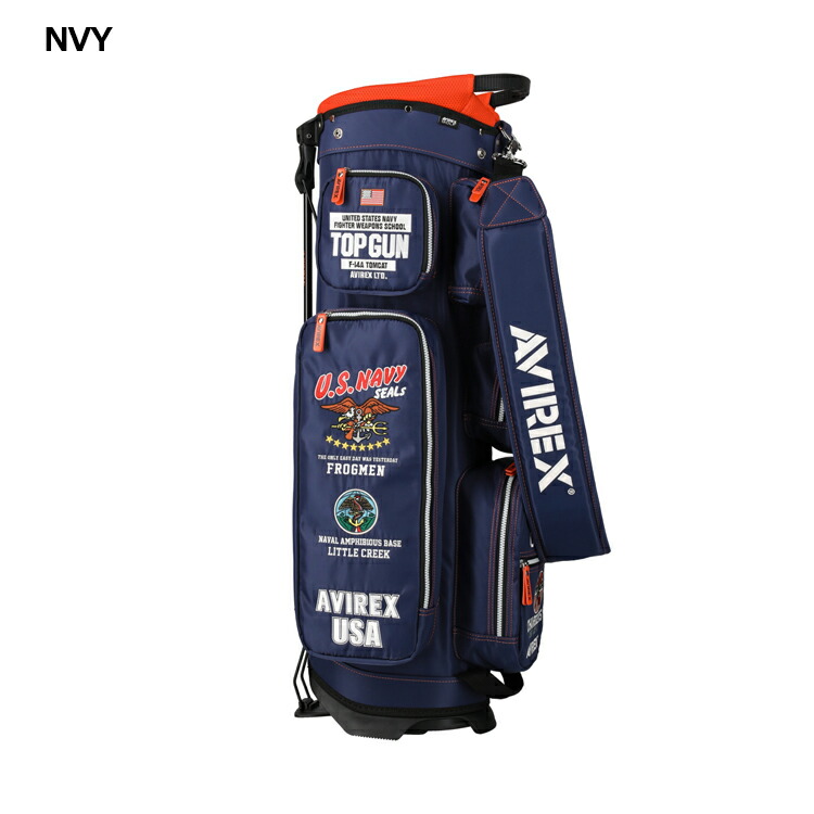 楽天市場】AVIREX GOLF アヴィレックスゴルフ 9型 スタンド式 キャディ