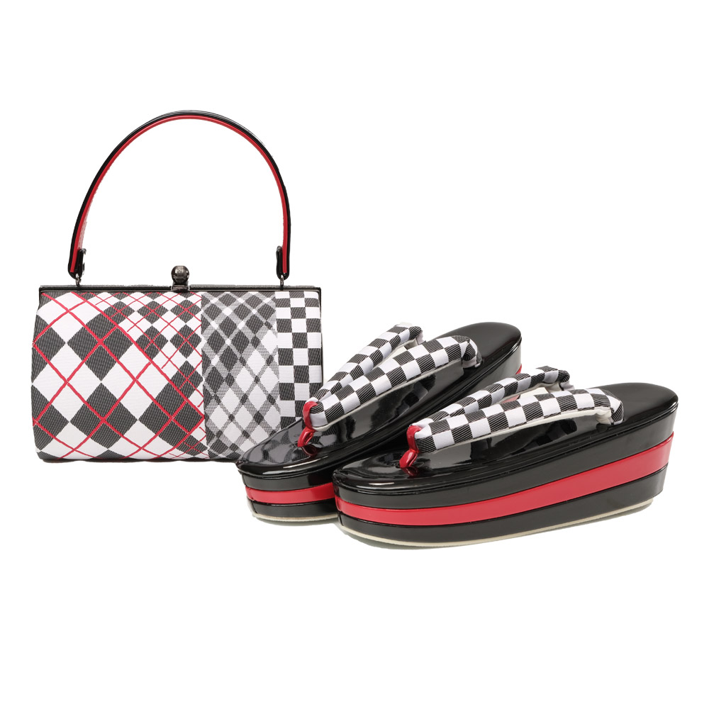 楽天市場】草履バッグセット 2点セット 三段 厚底 エナメル 成人式