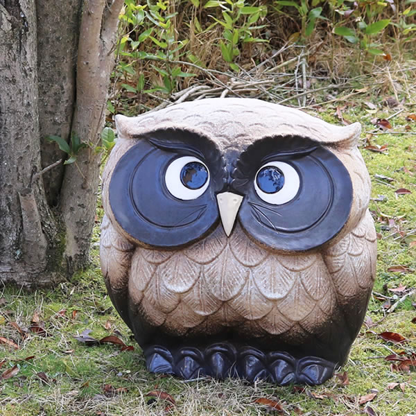 楽天市場】【38時間限定20%OFFクーポン配布中】ふくろう 陶器ふくろう