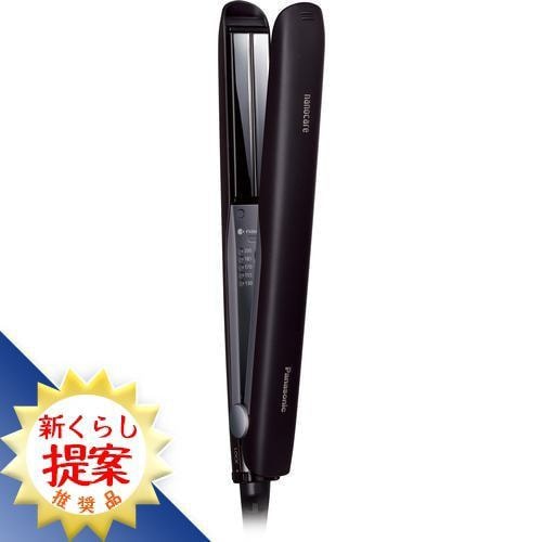 楽天市場】パナソニック EH-HS0J-K ストレートアイロン ナノケア