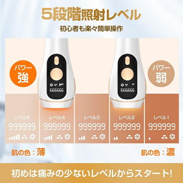 楽天市場】【90日間全額返金保証】 脱毛器 冷感脱毛器 だつもうき IPL