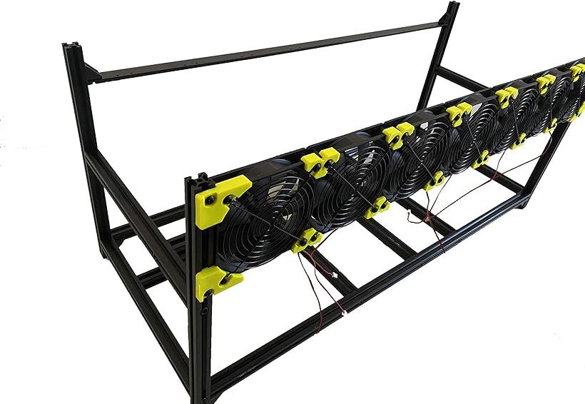 楽天市場】マイニングリグ 7個大風量ファン付き マイニングフレーム