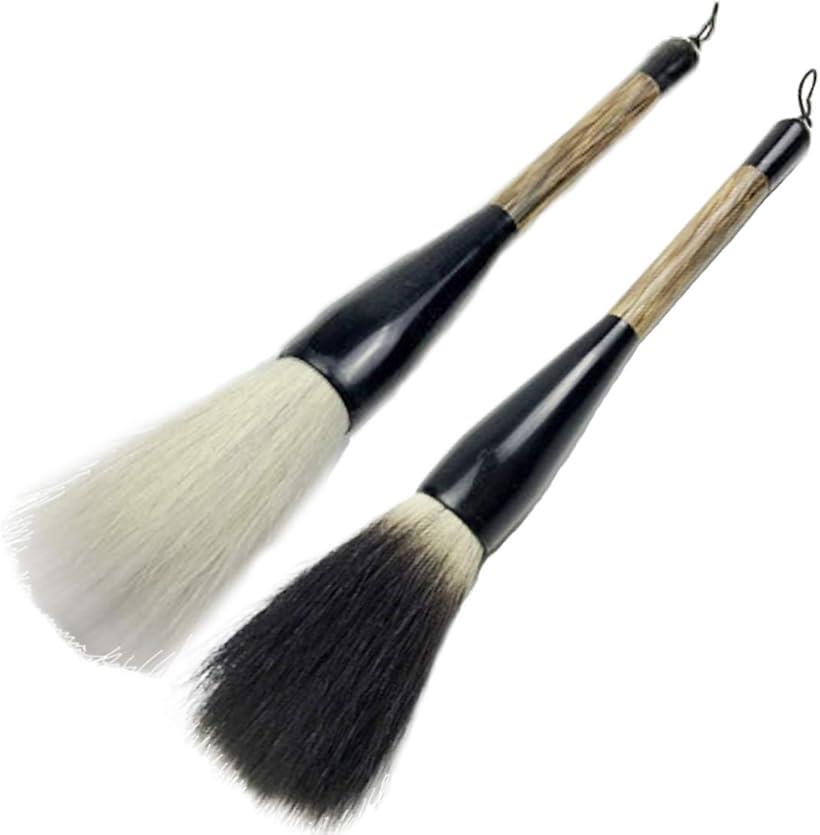 楽天市場】書道筆 太筆 中国筆 提斗筆 羊毛 硬毛 2本セット : スピード