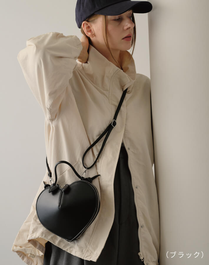 楽天市場】ハートポシェット 新作 有名インフルエンサーさんご愛用