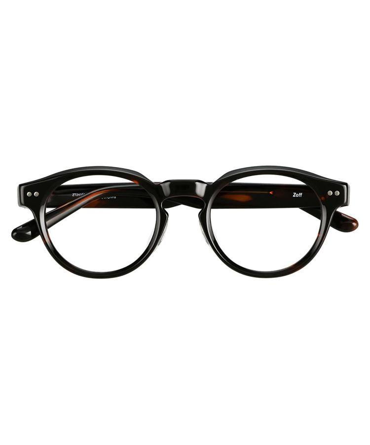 楽天市場】|ボストン型 メガネ(ブラウン(クリア)) 眼鏡 検眼調整 伊達