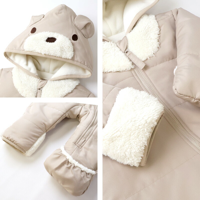 楽天市場】【60%OFF】 ベビー おくるみオール ジャンプスーツ つなぎ