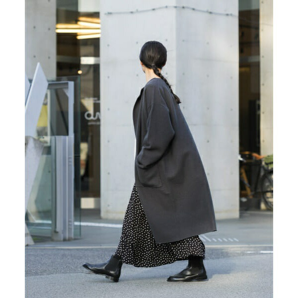 楽天市場】ウールノーカラーコート／かぐれ（kagure） : 丸井（マルイ