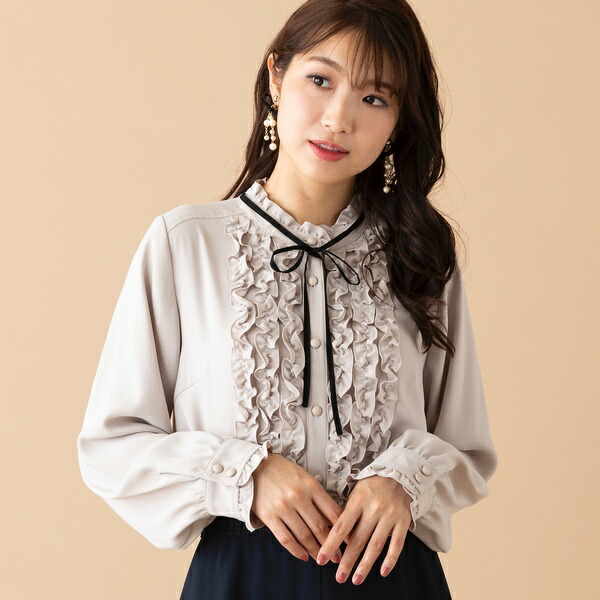 楽天市場】フリルカラーブラウス／ローズティアラ（Rose Tiara